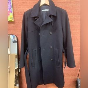 JIL SANDER Black Wool Coat